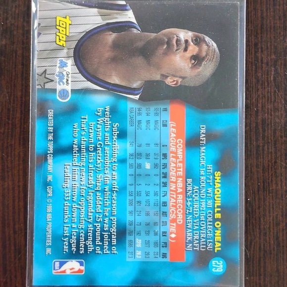 1995-96 Topps Power Boosters Shaquille O'Neal Rare Inserts lot - Picture 4 of 5